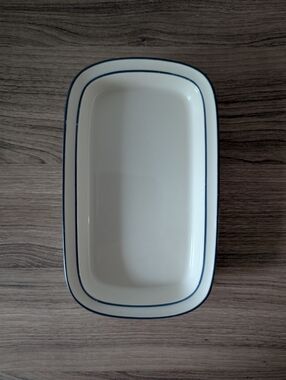 Lenox Butter Dish "For The Blue Patterns"  Pinstripe Replacement